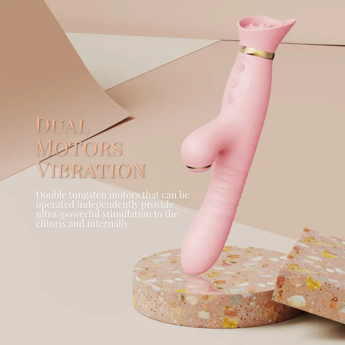 Female Sex Toys FRISKY BUSINESS SG Blossom Whisper Dual Delight G Spot Vibrator
