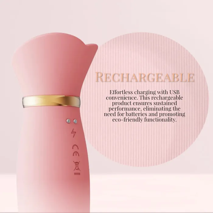 Female Sex Toys FRISKY BUSINESS SG Blossom Whisper Dual Delight G Spot Vibrator