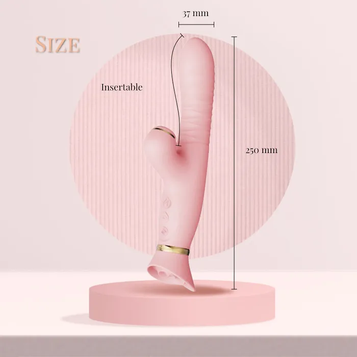 Female Sex Toys FRISKY BUSINESS SG Blossom Whisper Dual Delight G Spot Vibrator