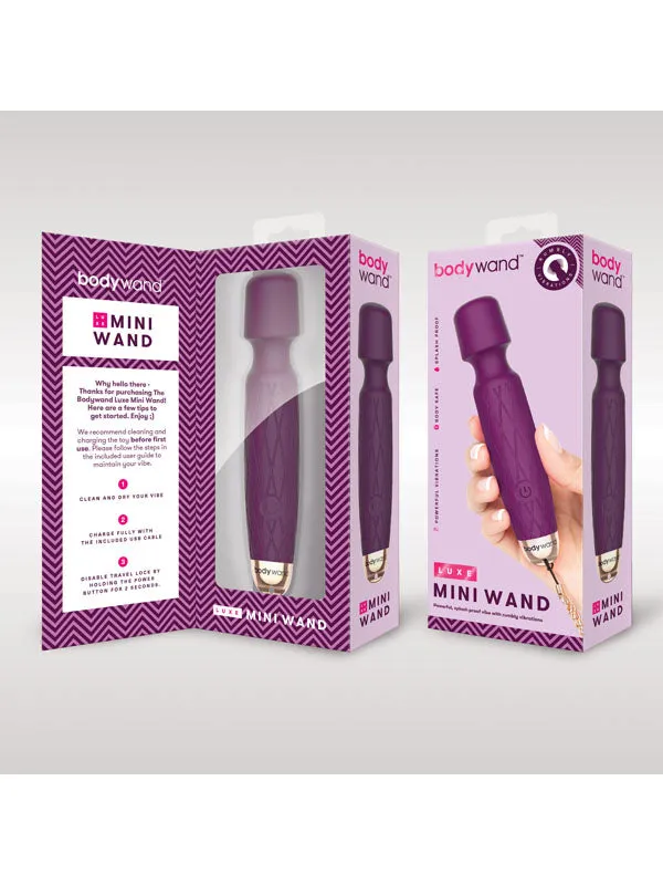 Female Sex Toys Wholesale Solutions Ltd Bodywand Luxe Mini Rechargeable Massager Rose