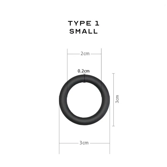 FlexiRing Silicone Cock Rings FRISKY BUSINESS SG Male Sex Toys