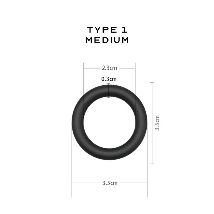 FlexiRing Silicone Cock Rings FRISKY BUSINESS SG Male Sex Toys