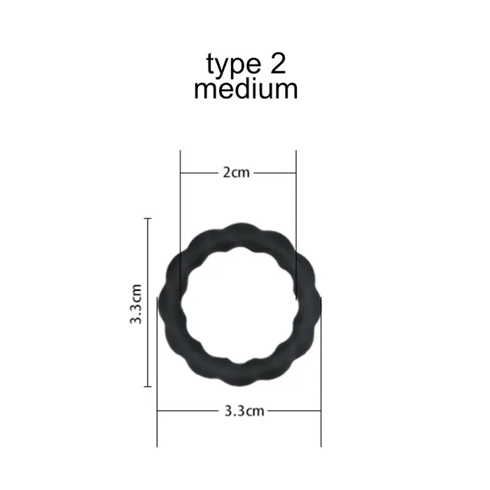 FlexiRing Silicone Cock Rings FRISKY BUSINESS SG Male Sex Toys