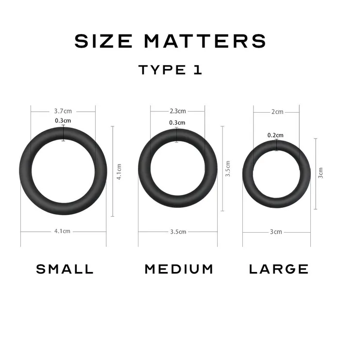 FlexiRing Silicone Cock Rings FRISKY BUSINESS SG Male Sex Toys