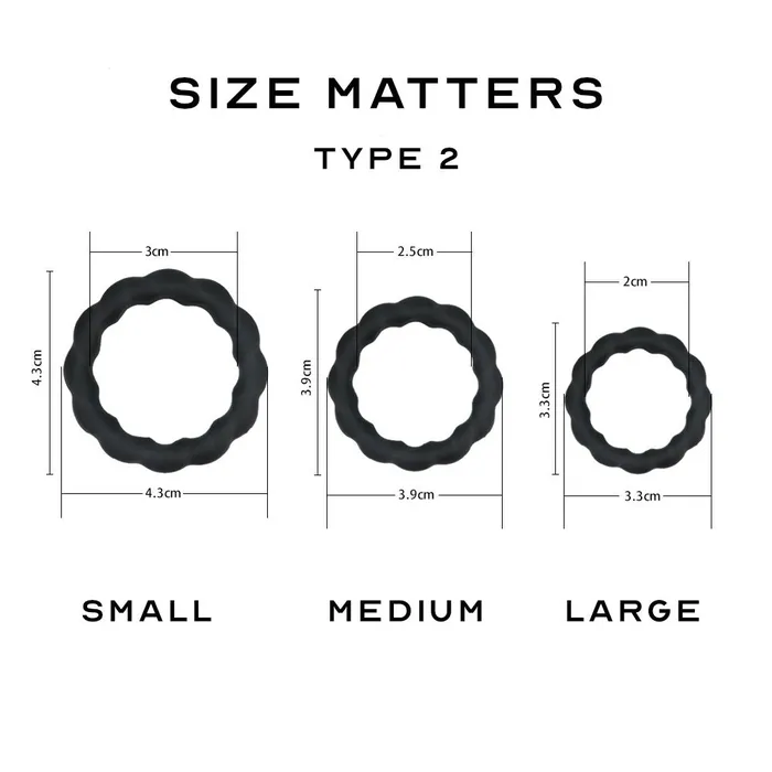 FlexiRing Silicone Cock Rings FRISKY BUSINESS SG Male Sex Toys