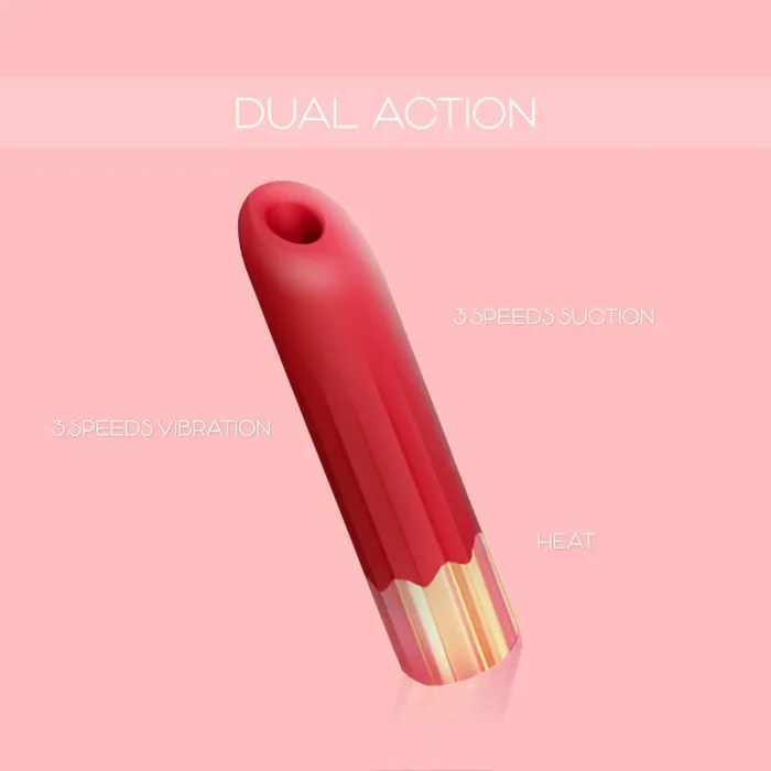 FRISKY BUSINESS SG Female Sex Toys Sheila Dual Action Clitoral Sucking MassagerVibrator