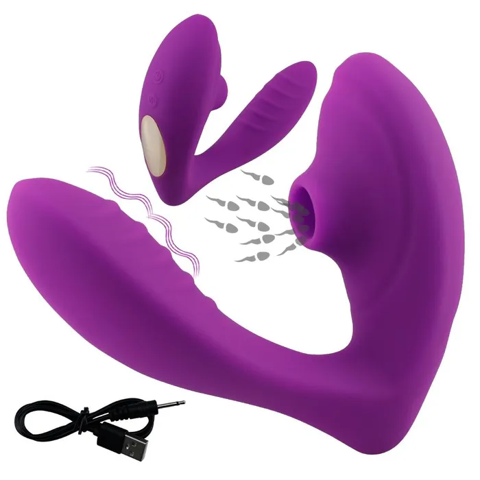 HEXHER Vagina Sucking Vibrator 10 Speeds Vibrating Modes Female Sex Toys