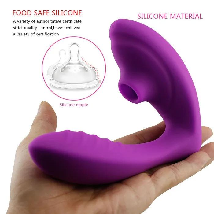 HEXHER Vagina Sucking Vibrator 10 Speeds Vibrating Modes Female Sex Toys