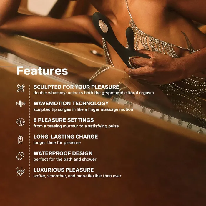 Lelo Anal LELO Soraya Wave Black ComeHither Tip