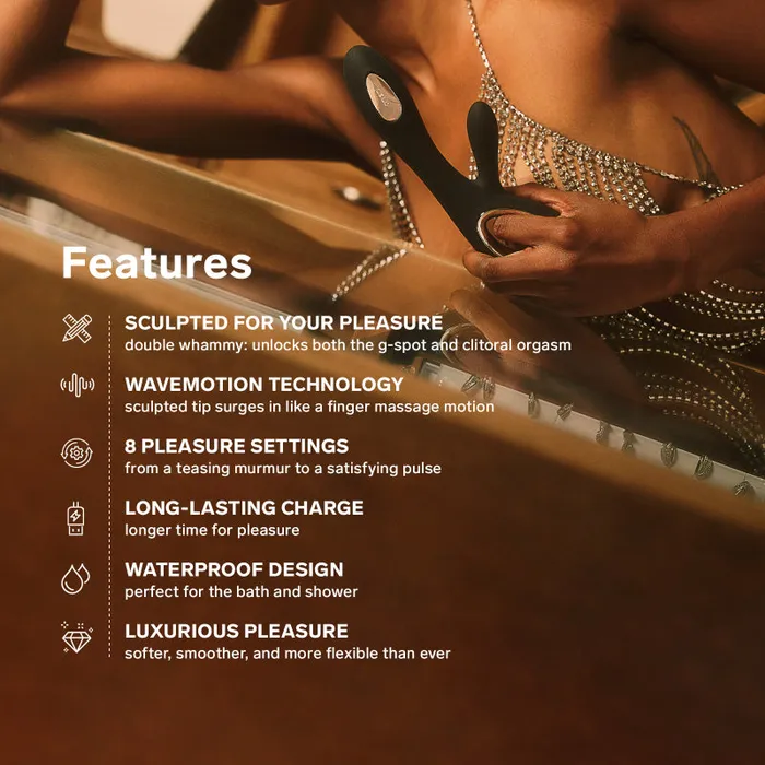 Lelo Anal LELO Soraya Wave Black ComeHither Tip