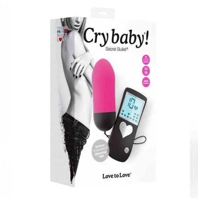 Love to Love Cry Baby Secret Bullet Pink Vibrators Love to Love Cry Baby Secret Bullet Pink Vibrators