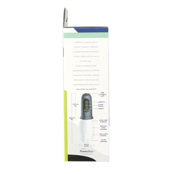 LUX active First Class Rotating Masturbator Cup Lux Active Male Sex Toys