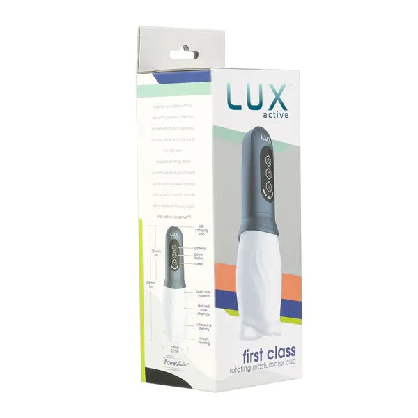 LUX active First Class Rotating Masturbator Cup Lux Active Male Sex Toys