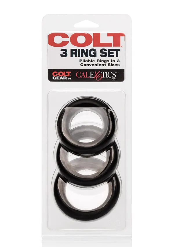 Male Sex Toys COLT Gear COLT 3 Ring Set