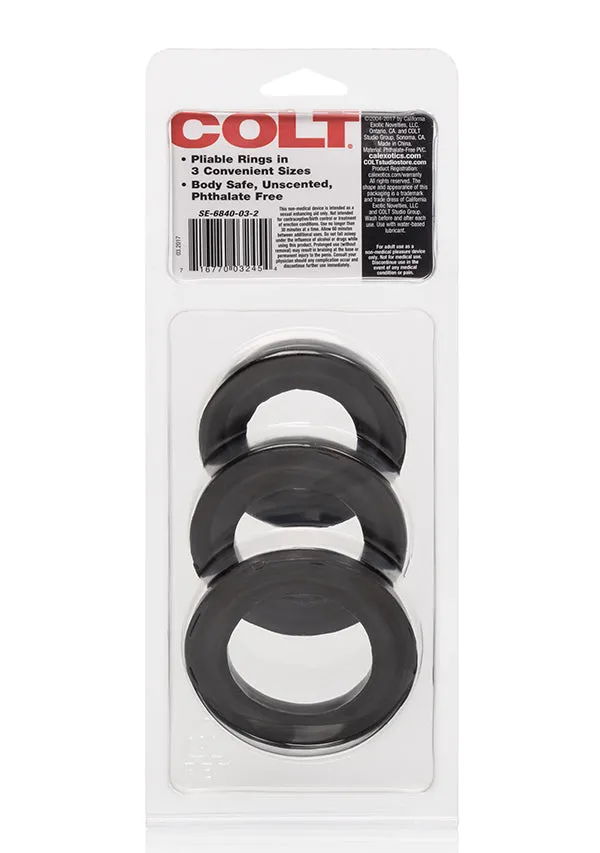 Male Sex Toys COLT Gear COLT 3 Ring Set