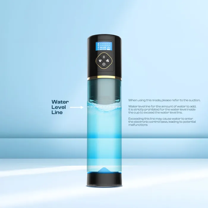 Male Sex Toys FRISKY BUSINESS SG Vigor Boost Automatic Penis Pump with Water Tornado Mode