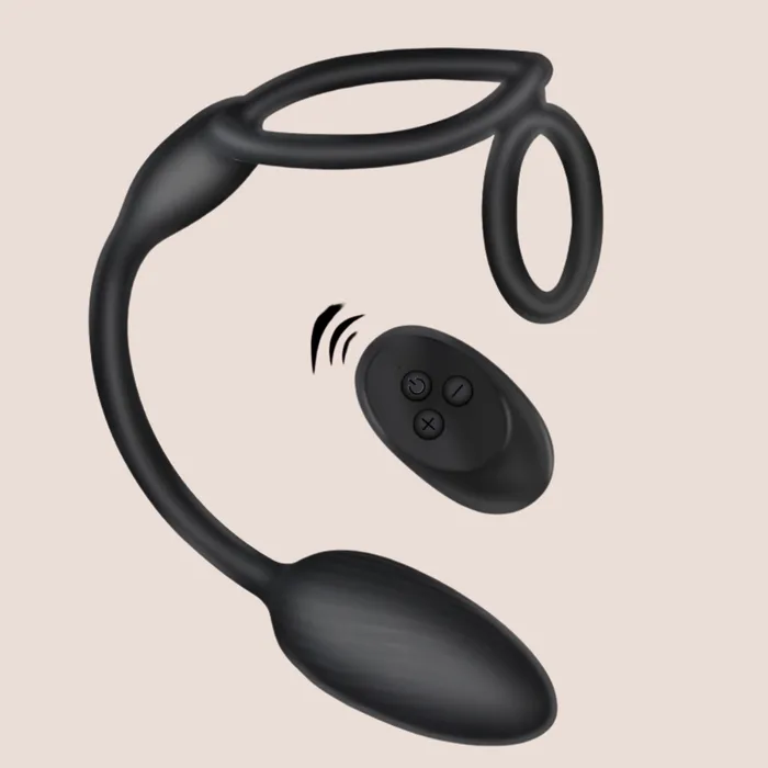 Male Sex Toys House of Chastity Remote Control Cock Ring Anal Plug