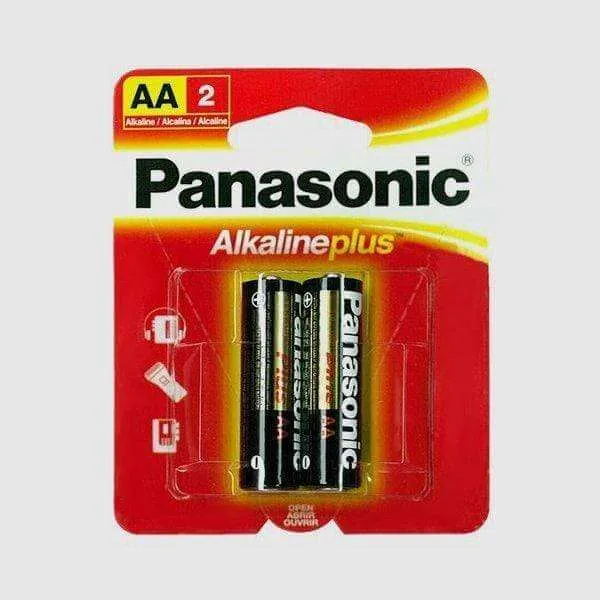 Male Sex Toys Panasonic Panasonic Alkaline Plus AA Batteries 2 Pack