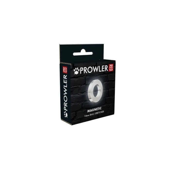 Male Sex Toys Stainless Steel Magnetic Ring 14mm Prowler RED