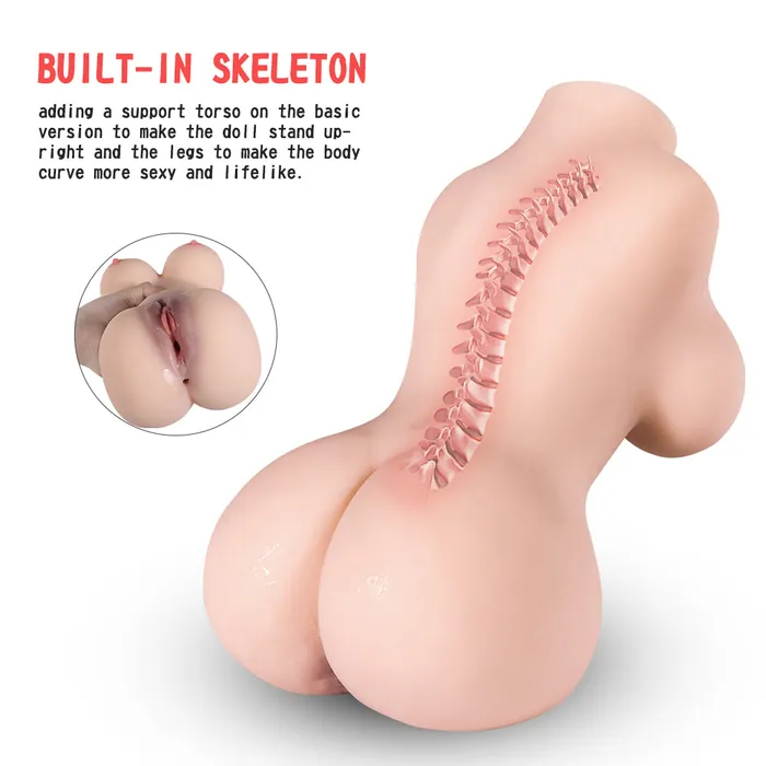 nastnova Male Sex Toys Daisy 501lb Mini Size Torso Sex Doll for Men