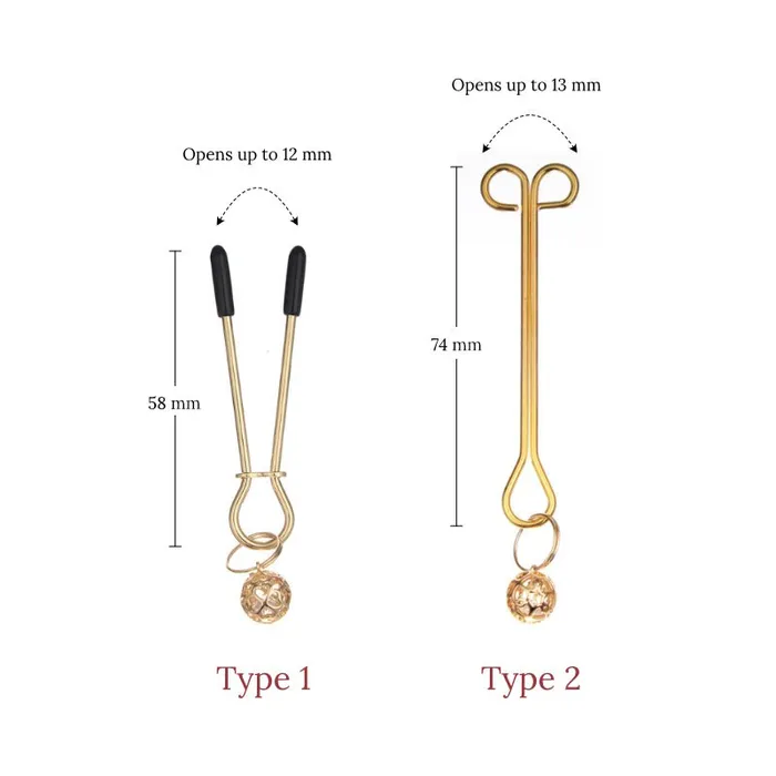Nipple Clitoral Toys FRISKY BUSINESS SG Entice Intimate Nipple Clamps