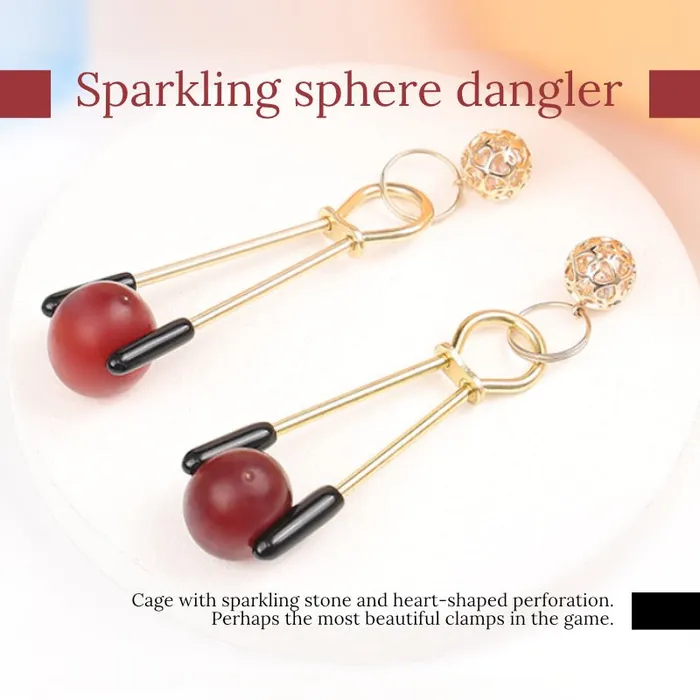 Nipple Clitoral Toys FRISKY BUSINESS SG Entice Intimate Nipple Clamps