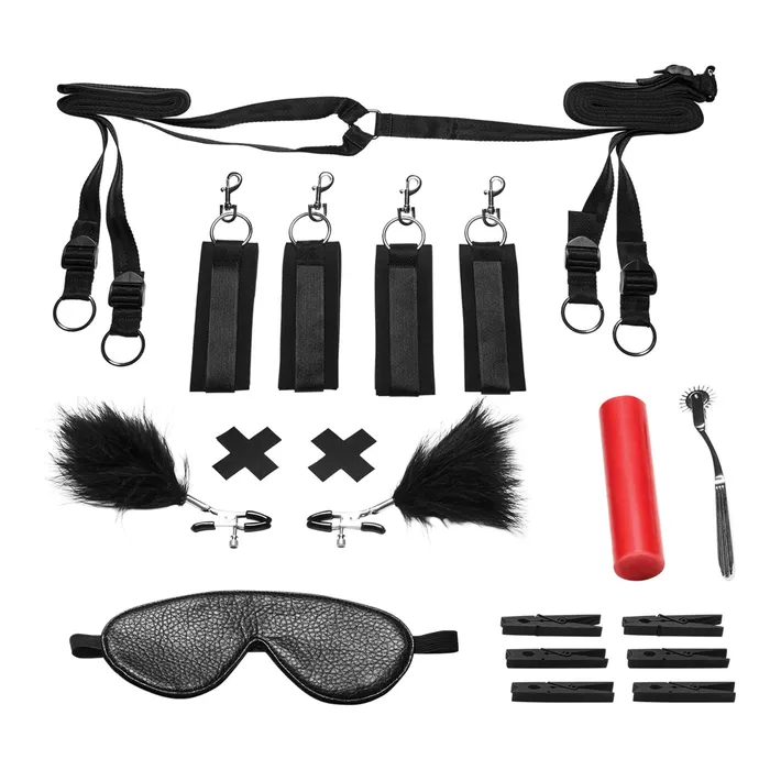 PleaseToys Couples Bedspreaders 7 Piece Sensory Experience Kit