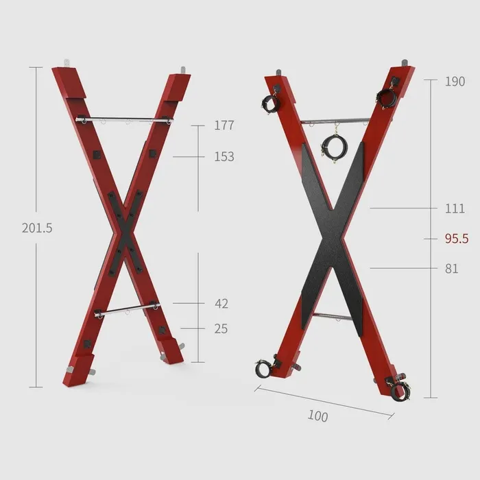 Room Fun Female Sex Toys Portable St Andrews cross