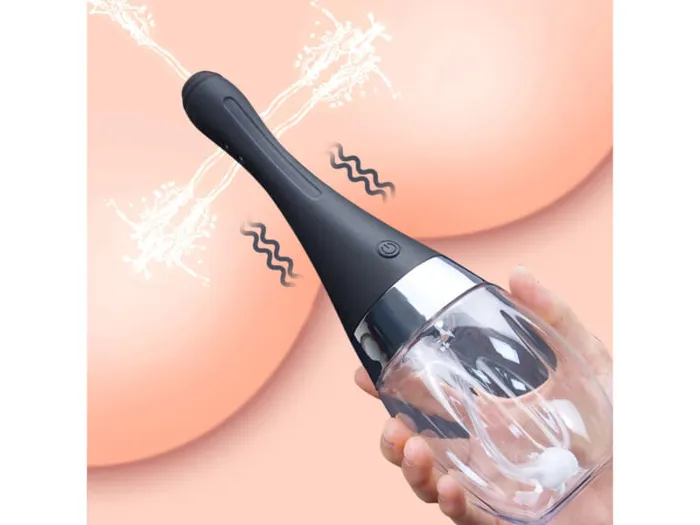 Safystyle Male Sex Toys Anal Vaginal Cleaner Silicone Health Automatic Enema Anal Vaginal Tool Anal Plug