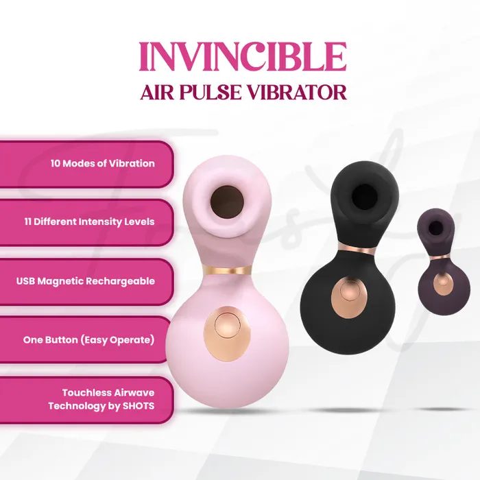 SHOTS Vibrators SHOTS Invincible Air Pulse Vibrator Purple