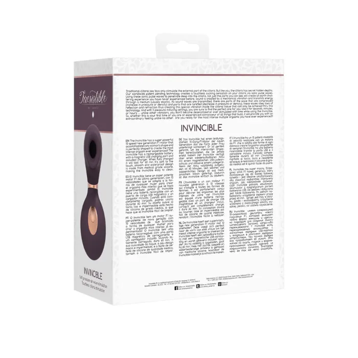 SHOTS Vibrators SHOTS Invincible Air Pulse Vibrator Purple