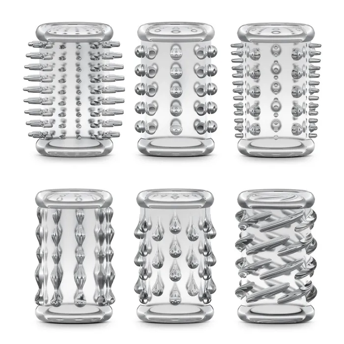 Stay Hard Cock Sleeve Kit Clear Blush Dildos