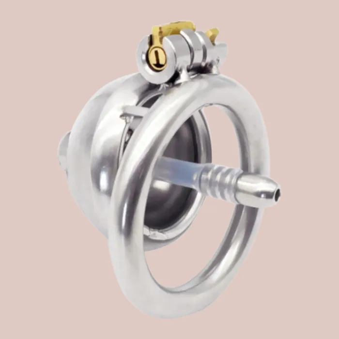 The Ultra Urethral Chastity Cage House of Chastity Male Sex Toys