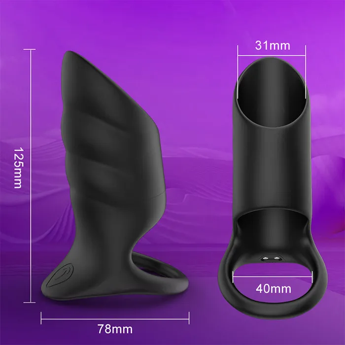Vibe Shield Vibrating Single Loop Cock Ring FRISKY BUSINESS SG Male Sex Toys
