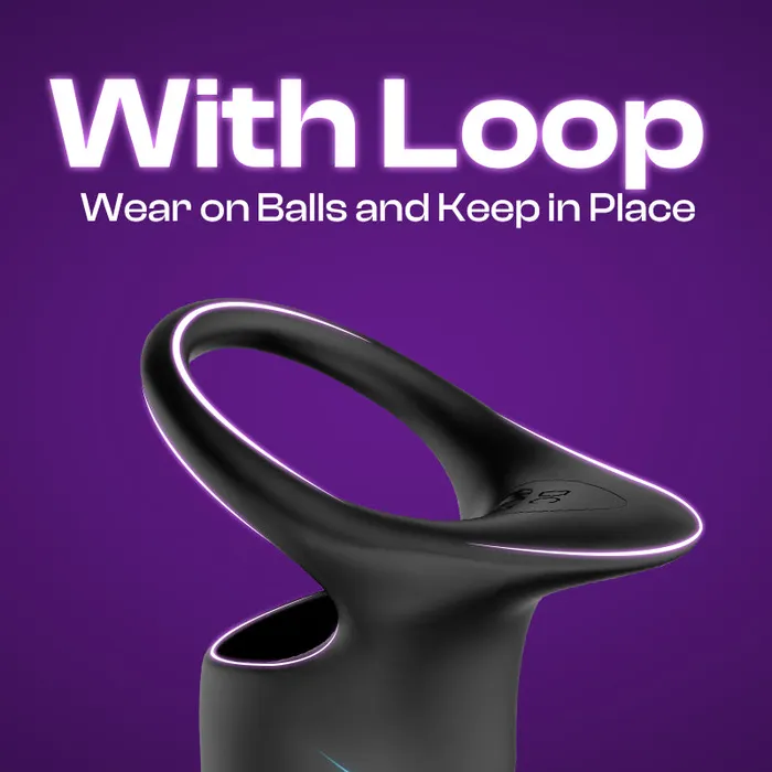 Vibe Shield Vibrating Single Loop Cock Ring FRISKY BUSINESS SG Male Sex Toys