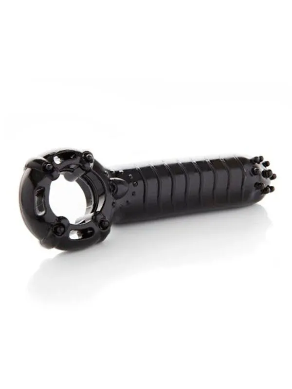Vibrators Calvista NU Sensuelle SWet Vertical Pleasure Ring Black