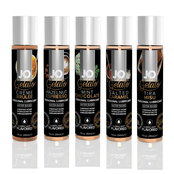 Vibrators JO Gelato Flavoured Traveling Tickle Trunk