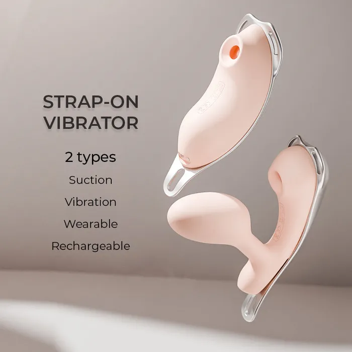Vibrators KISSTOY KISSTOY Hush Hum APPWearable Vibrator Dual Stimulation