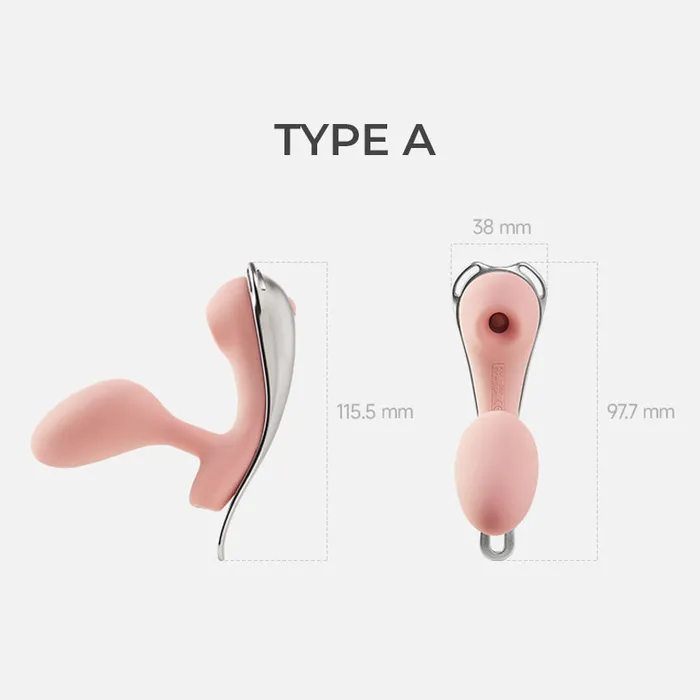 Vibrators KISSTOY KISSTOY Hush Hum APPWearable Vibrator Dual Stimulation