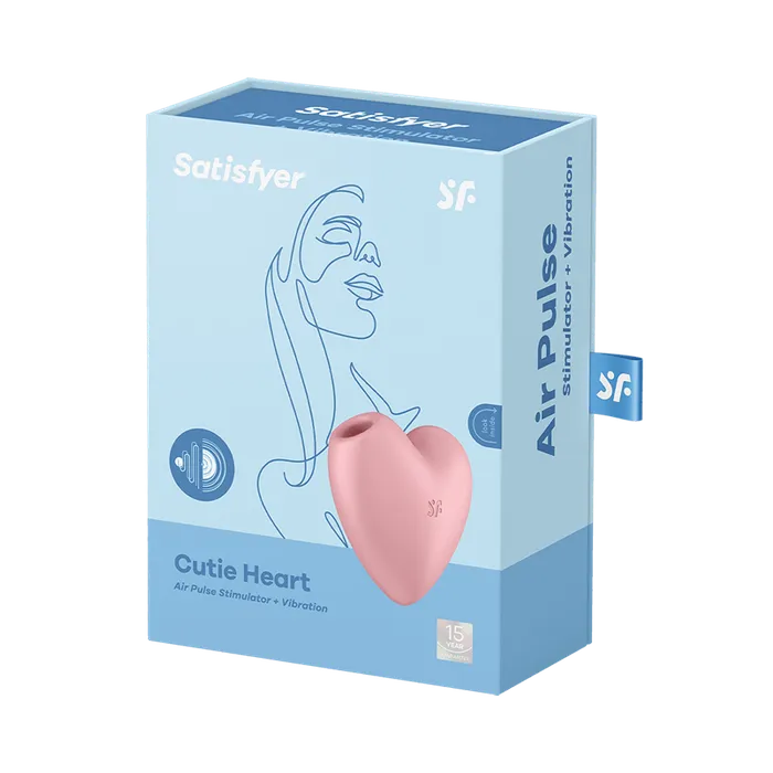 Vibrators Satisfyer Satisfyer Cutie Heart Air Pulse Stimulator