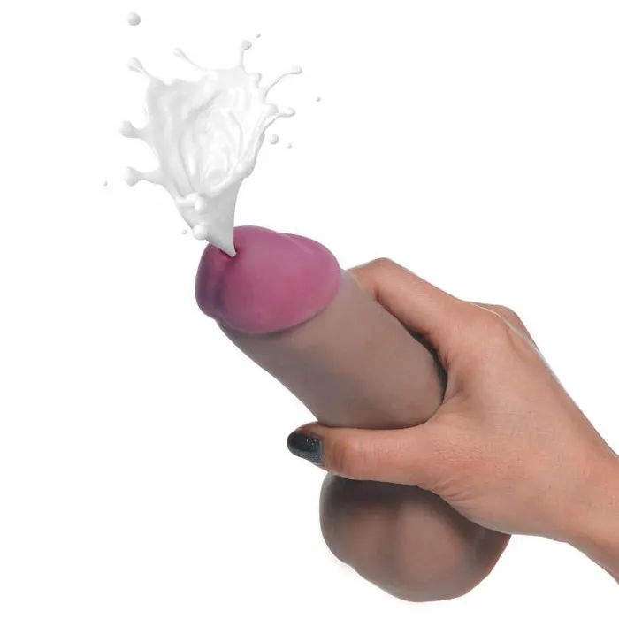 XR Brands Dildos Loadz Squirting Dildo 7 Inch w Reservoir in Balls