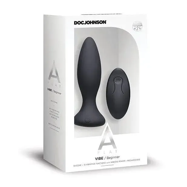 APlay APlay Vibe Rechargeable Silicone Anal Plug with Remote Male Sex Toys APlay APlay Vibe Rechargeable Silicone Anal Plug with Remote Male Sex Toys