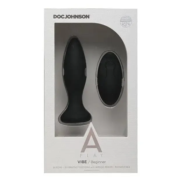 APlay APlay Vibe Rechargeable Silicone Anal Plug with Remote Male Sex Toys