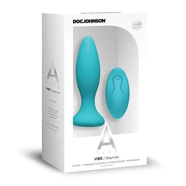 APlay APlay Vibe Rechargeable Silicone Anal Plug with Remote Male Sex Toys