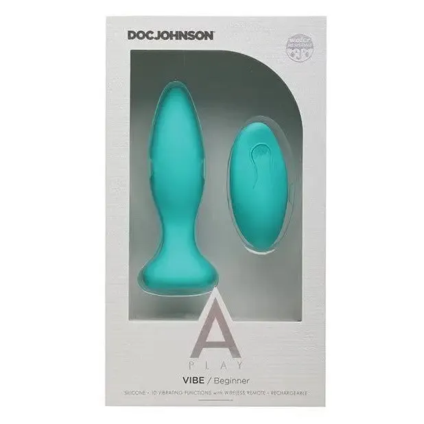 APlay APlay Vibe Rechargeable Silicone Anal Plug with Remote Male Sex Toys