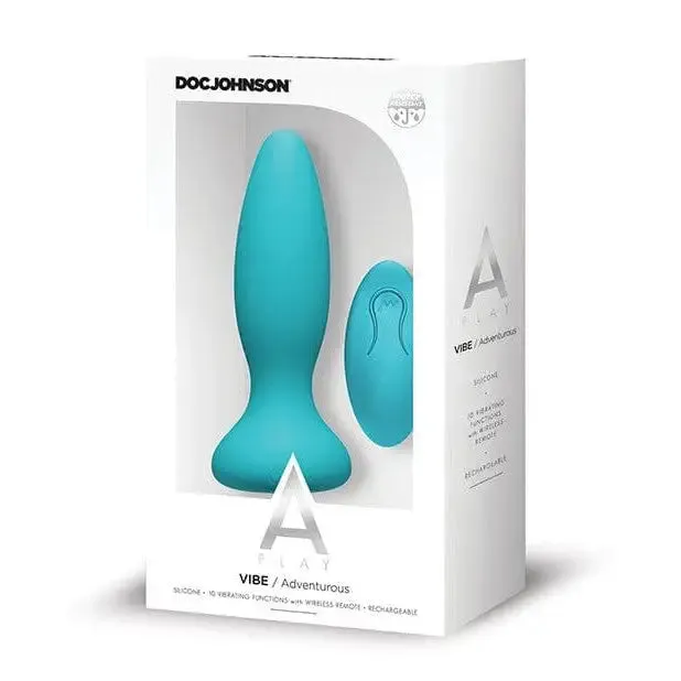 APlay APlay Vibe Rechargeable Silicone Anal Plug with Remote Male Sex Toys
