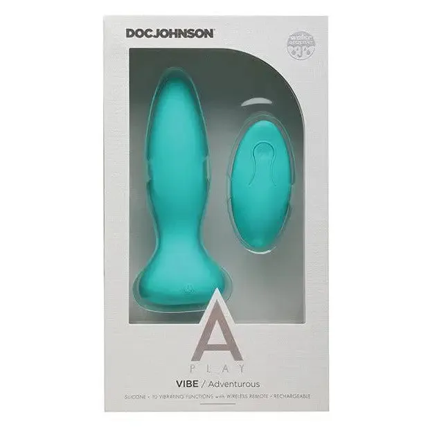 APlay APlay Vibe Rechargeable Silicone Anal Plug with Remote Male Sex Toys