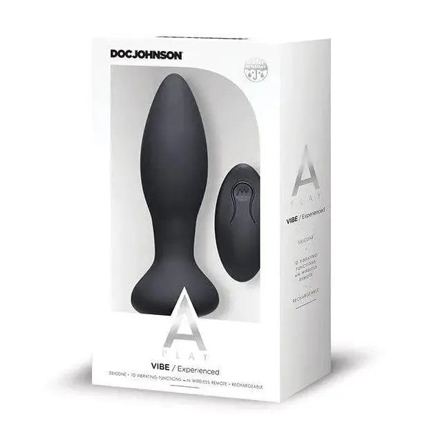 APlay APlay Vibe Rechargeable Silicone Anal Plug with Remote Male Sex Toys