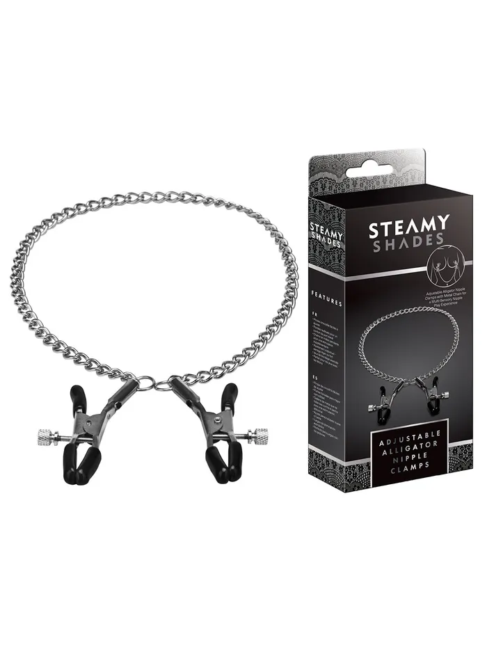 Alligator Nipple Clamps Steamy Shades Nipple Clitoral Toys