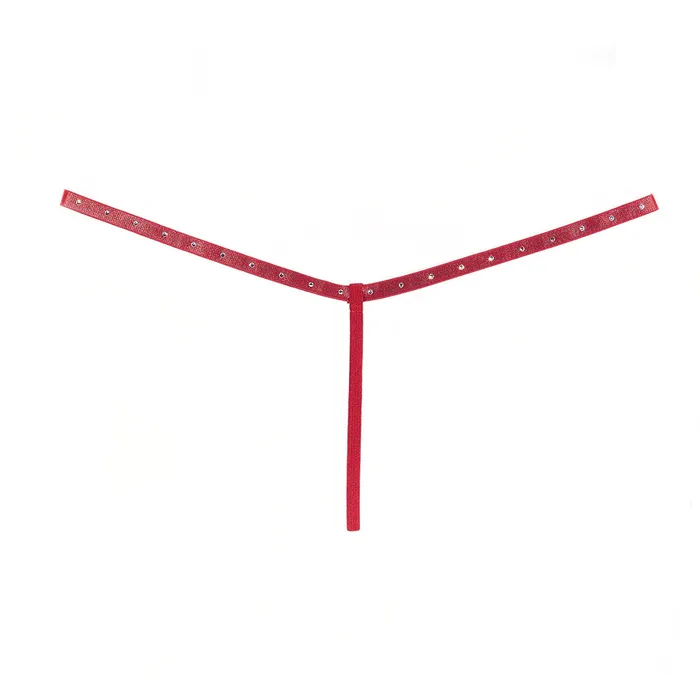 Allure Elle Lace G String Red Allure Vibrators